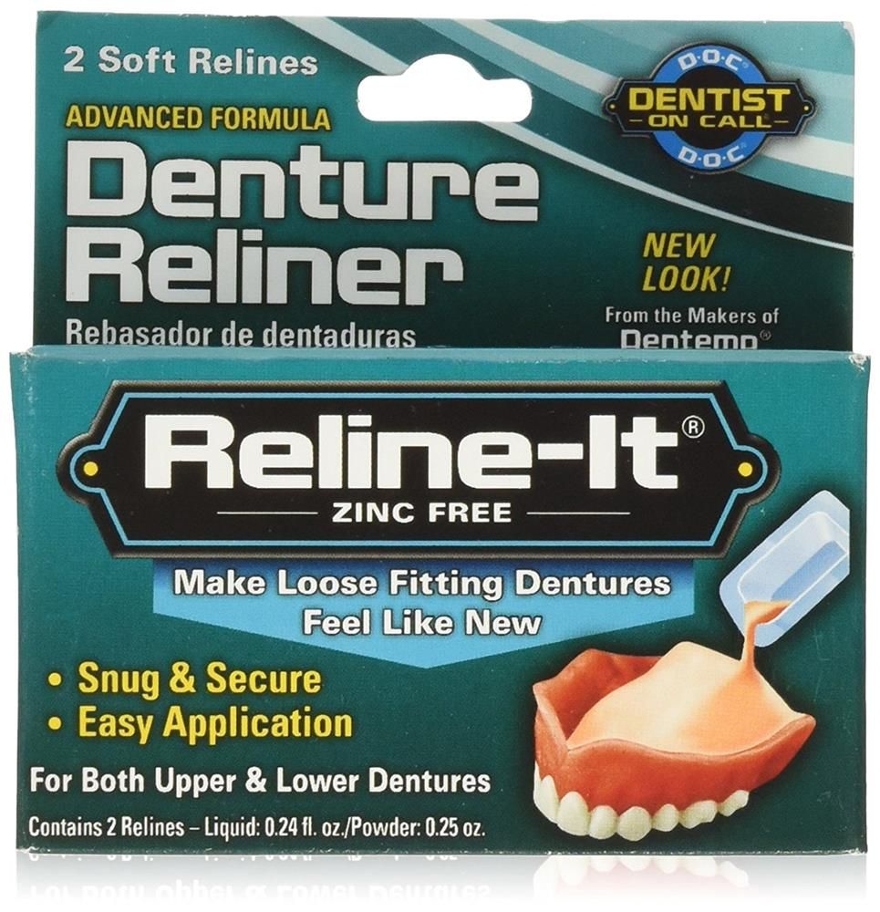 DENTEMP DENTURE RELINER FOR LOOSE DENTURES - 1 PACK