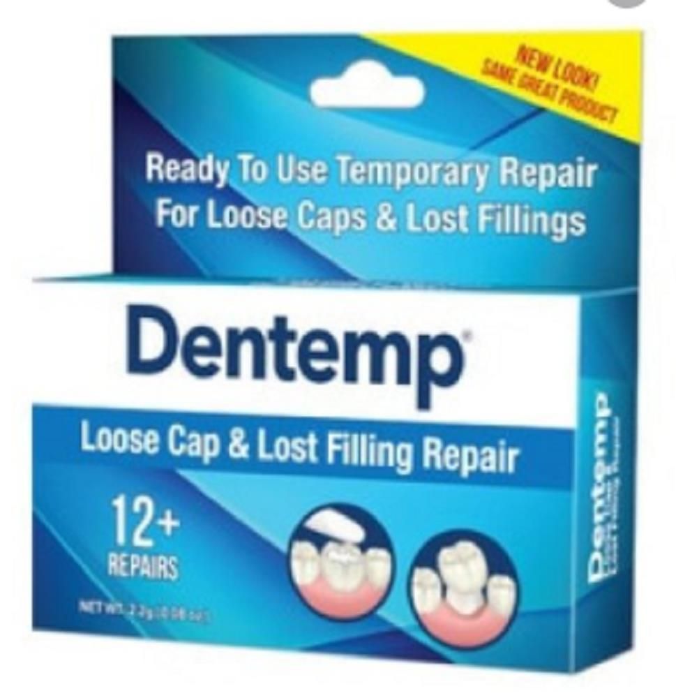 DENTEMP LOOSE CAP & LOST FILLING REPAIR - 12 REPAIRS