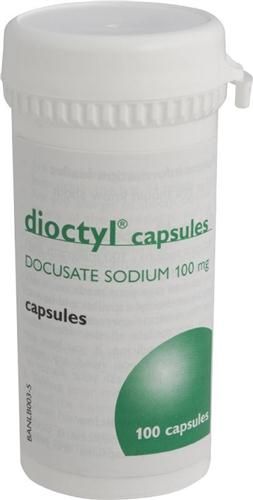 DIOCTYL CAPSULES DOCUSATE SODIUM 100 MG - 100 CAPS