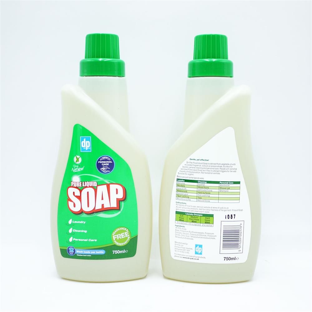DRI- PAK PURE LIQUID SOAP FLAKES - 750ML