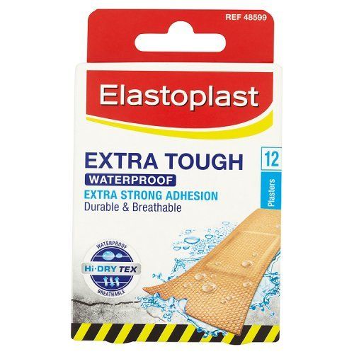 ELASTOPLAST PLASTER EXTRA TOUGH WATERPROOF 12 PLASTERS - 1