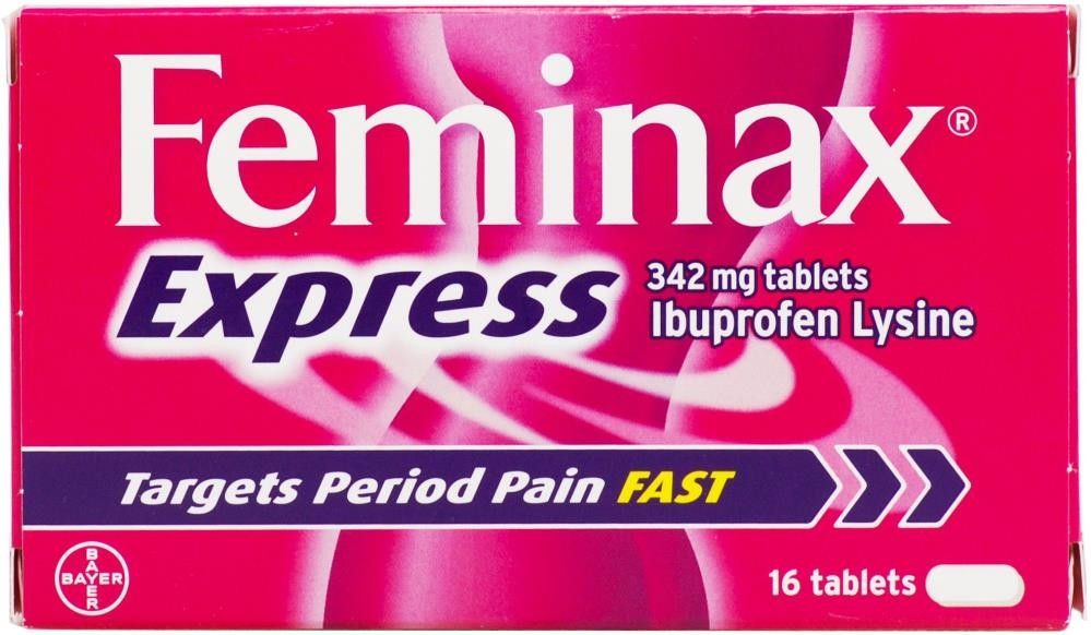 FEMINAX EXPRESS 342MG -PERIOD PAIN & CRAMPS - 16 TABS