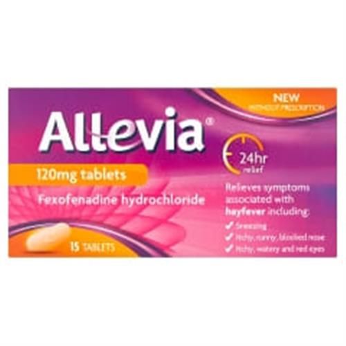 ALLEVIA FEXOFENADINE HYDROCHLORIDE 120MG(ALLEVIA) - 15