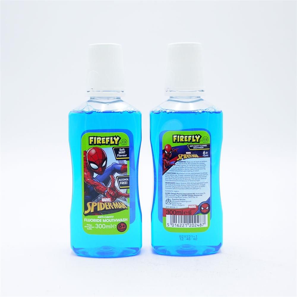 FIREFLY SPIDERMAN MOUTHWASH - 300ML