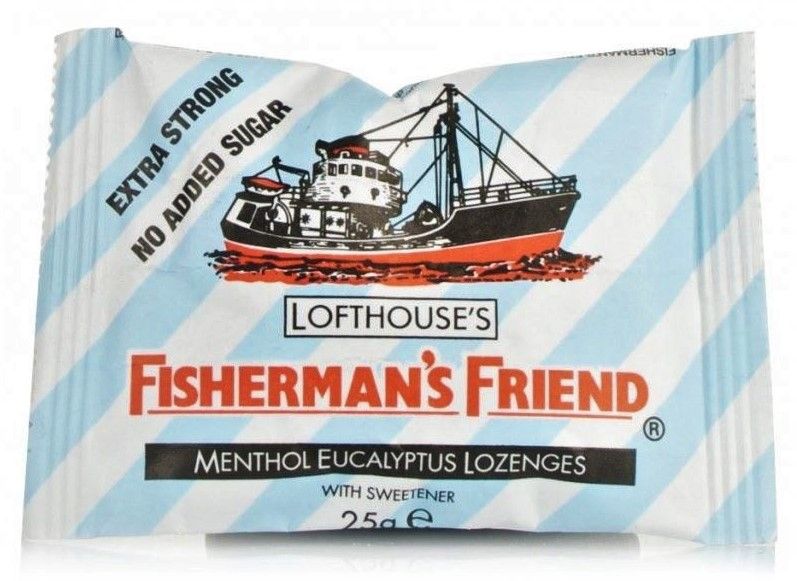 FISHERMANS FRIEND BAG EX-STRONG BLUE - SUGAR FREE - 25 G