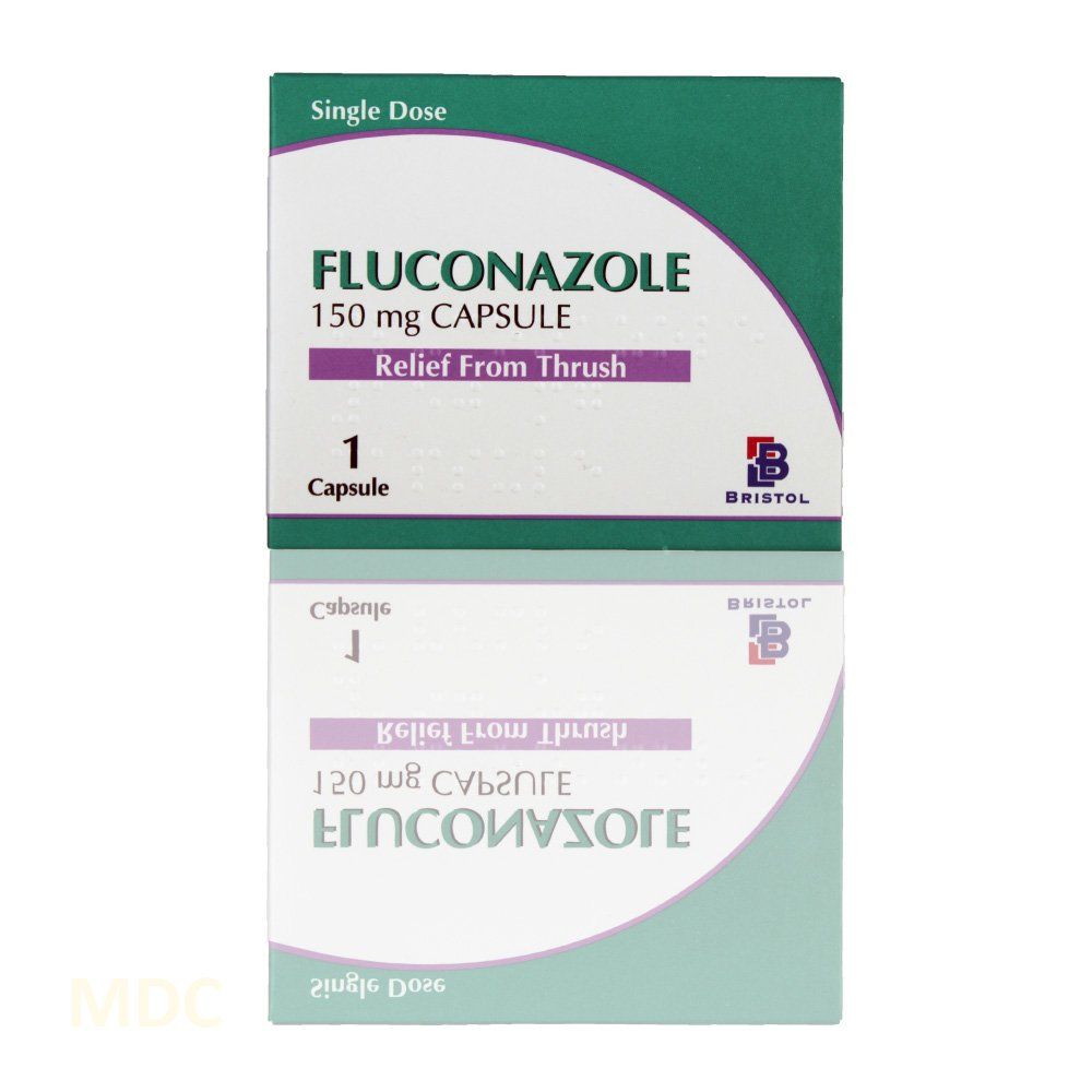 Fluconazole Oral Capsule 150MG Thrush Treatment[Diflucan] (Pack May Vary)