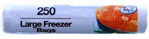 FOOD BAGS 250 FREEZER BAGS 23CM X 31C ITEM NO 91900AT 00 - 