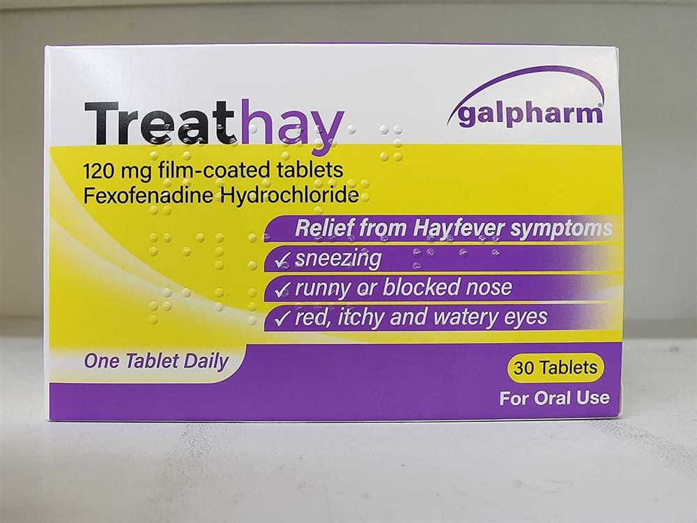 GALPHARM TREATHAY HAYFEVER 120MG (FEXOFENADINE) - 30TABS