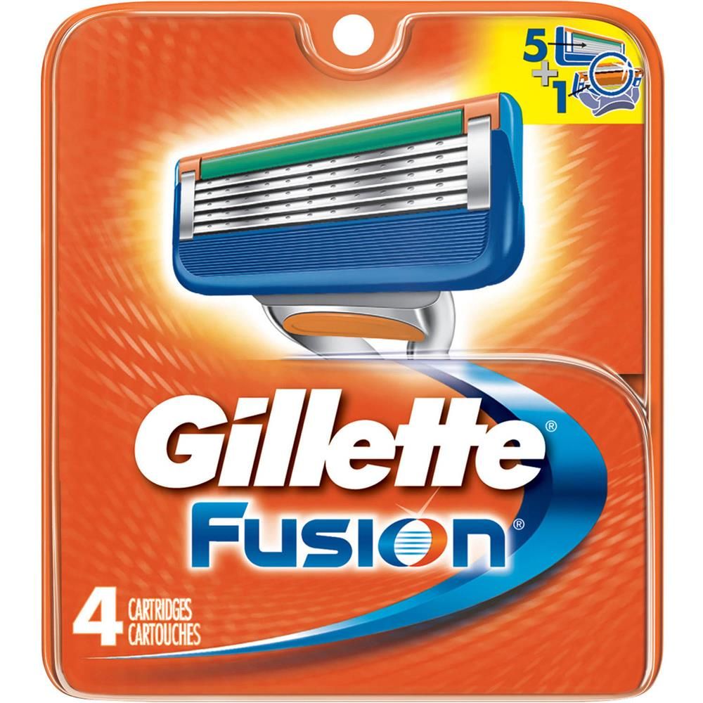 GILLETTE BLADES FUSION - 4 BLADES