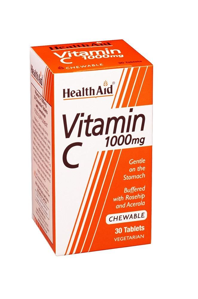 Health Aid Vitamin C 1000MG 30 Tablets Chewable