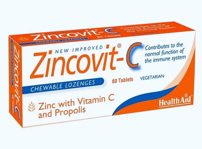 Health Aid Zincovit-C Vitamin / Supplement 60 Tabs