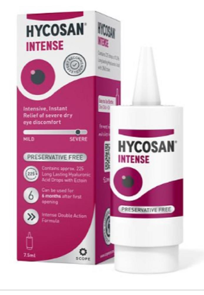 HYCOSAN INTENSE EYE DROPS PRESERVATIVE FREE - 7.5ML