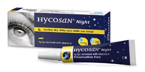 HYCOSAN NIGHT EYE OINTMENT WITH VITAMIN A - 5G