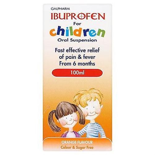 IBUPROFEN ORAL CHILDREN SUSPENSION - GENERIC SUSPENSION CHILDREN [ALTERNATIVE BRAND NUROFEN] FROM 6 MONTHS - 100 ML