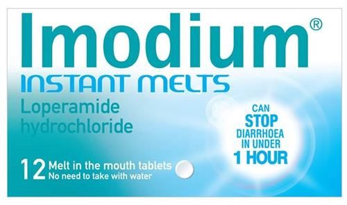 IMODIUM INSTANT MELTS - DIARRHOEA - 12 TABS