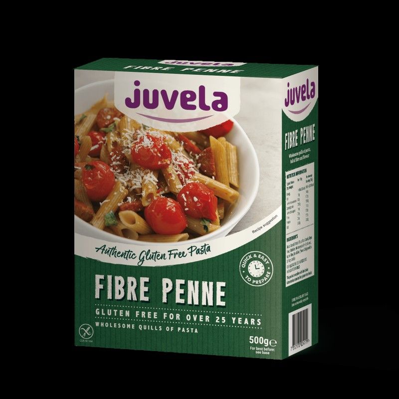 JUVELA GLUTEN-FREE PASTA FIBRE PENNE - 500G