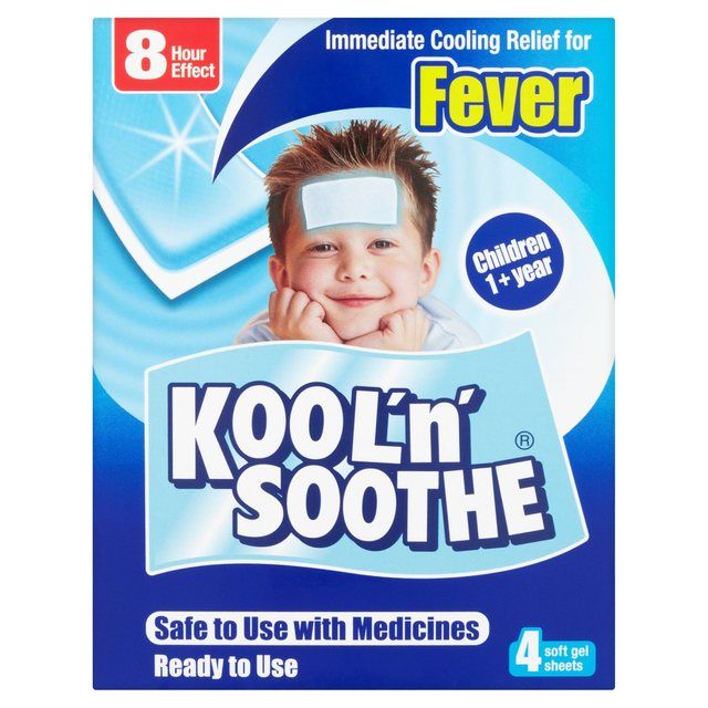 KOOL'N 'SOOTHE 1+YEAR 4 GEL SHEETS - 4 SHEETS