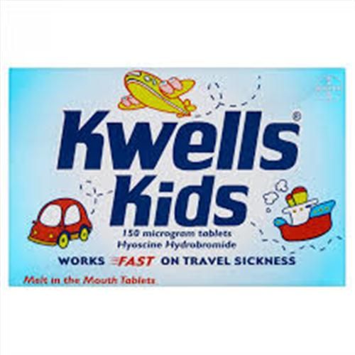 KWELLS KIDS TRAVEL SICKNESS TABLETS - 12 PCS