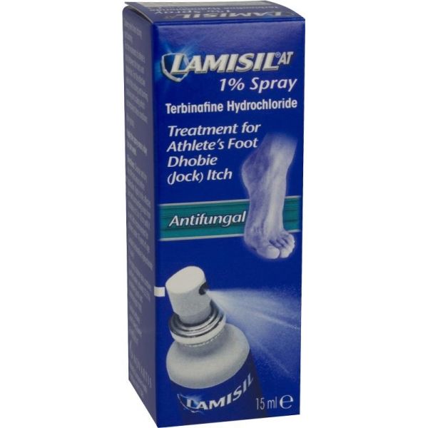 LAMISIL 1% AQUA SPRAY TERBINAFINE HYDROCHLORIDE - ATHLETES FOOT - 15 ML