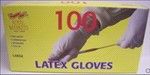LATEX GLOVES POWDER-FREE MEDIUM - 100 PCS