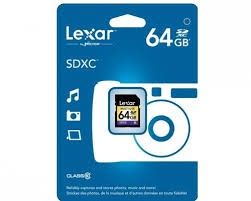 LEXAR 64GB SDXC MEMORY CARD - 64GB