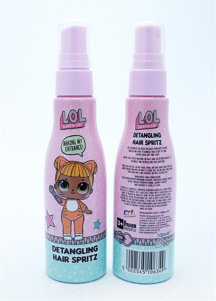LOL SURPRISE DETANGLE HAIR SPRITZ - 100ML