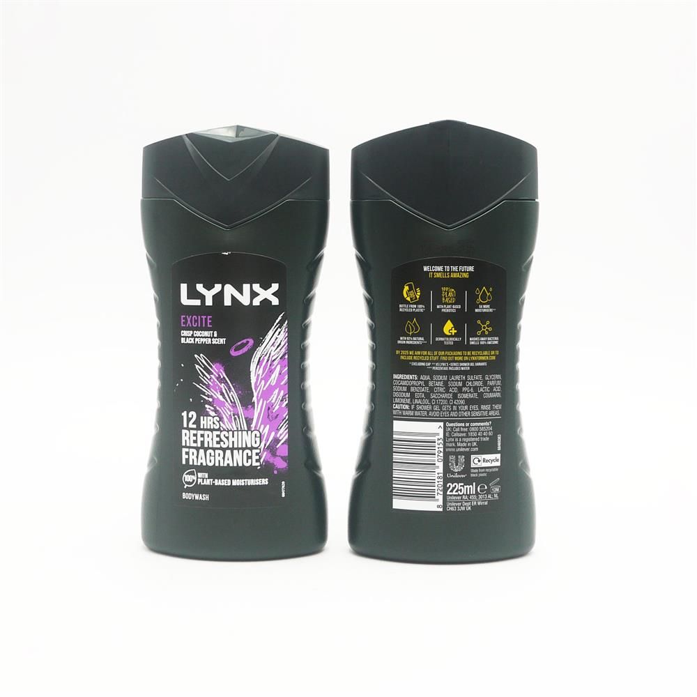 LYNX SHOWER GEL EXCITE - 225ML