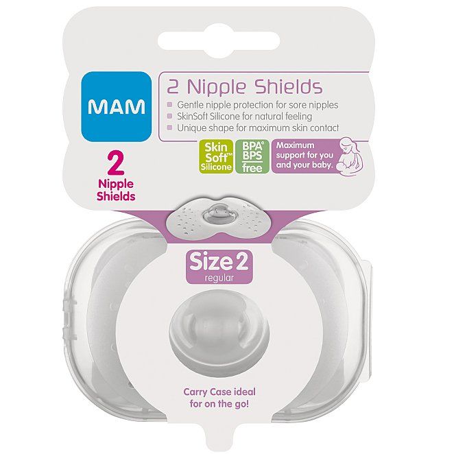 MAM BREAST NIPPLE SHIELD SIZE 2 - 1 PACK