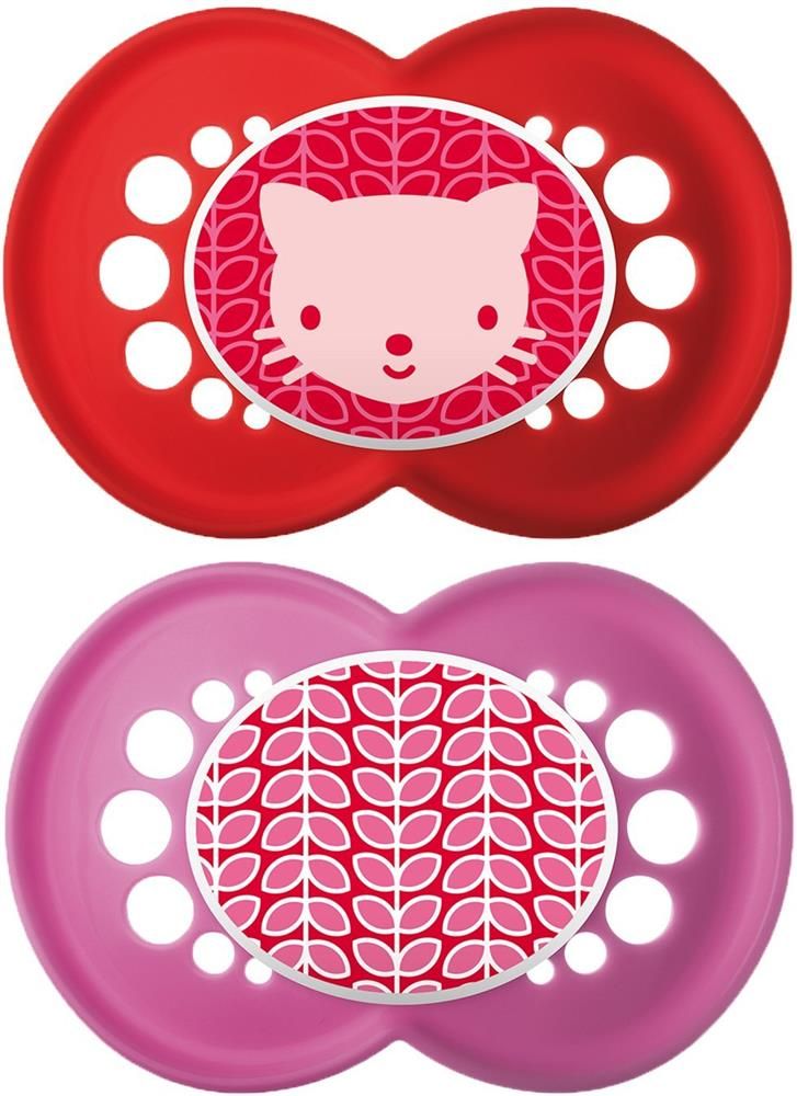 MAM BABY SOOTHER ORIGINAL SOOTHERS SUITABLE 12 MONTHS WITH STERILISABLE TRAVEL CASE - 1