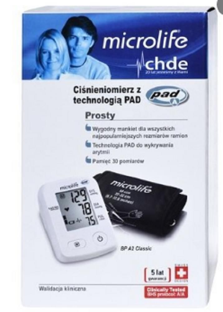 MICROLIFE SWISS BRAND BLOOD PRESSURE MONITOR WITH 30 DATA MEMORY - 1 UNIT