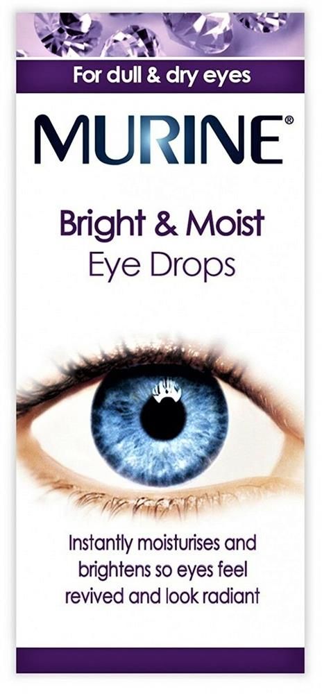 MURINE BRIGHT& MOIST EYE DROPS - 15ML
