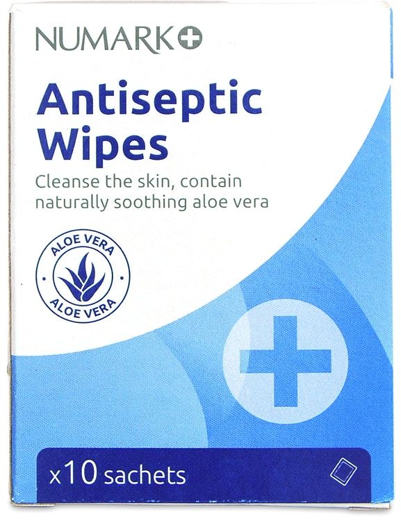 NUMARK ANTISEPTIC WIPES - 10