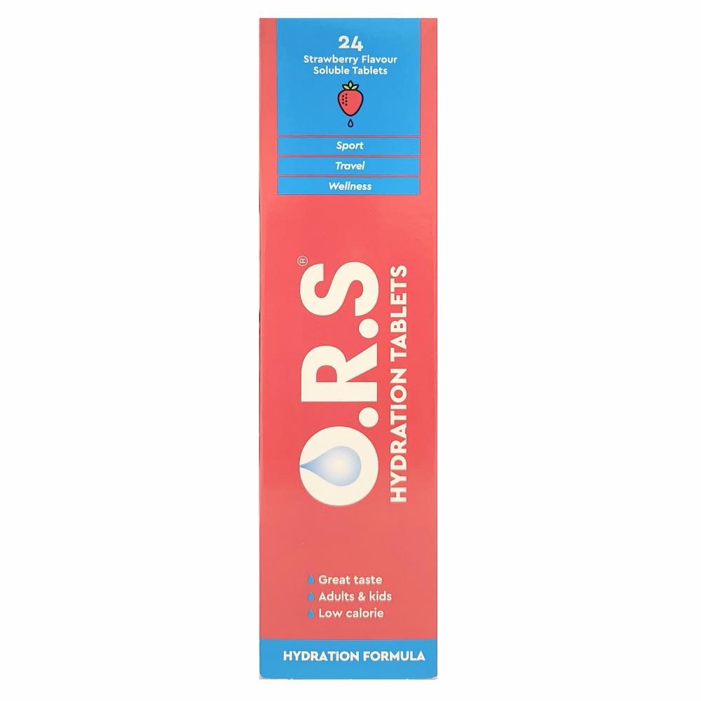 O.R.S HYDRATION STRAWBERRY 24 TABLETS - 1