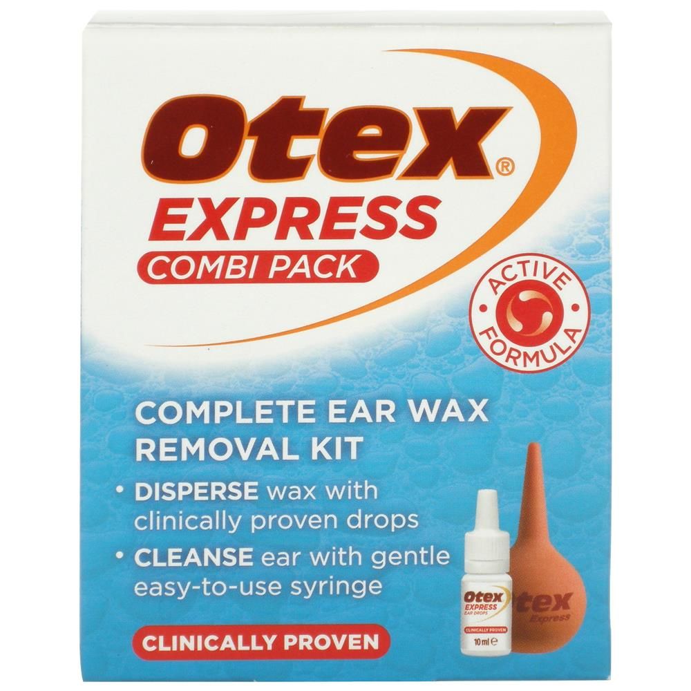 OTEX EXPRESS COMBI PACK COMPLETE EAR WAX REMOVAL KIT - 10 ML