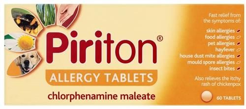 PIRITON ALLERGY TABLETS 60 - 60 TABLETS