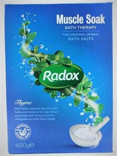 RADOX BATH SALTS MUSCLE SOAK - 400 G