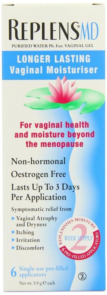REPLENS MD LONGER LASTING VAGINAL MOISTURISER - 6 APPLICATORS