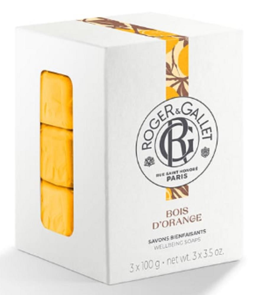 ROGER & GALLET BOIS D'ORANGE SOAP - 3X100G