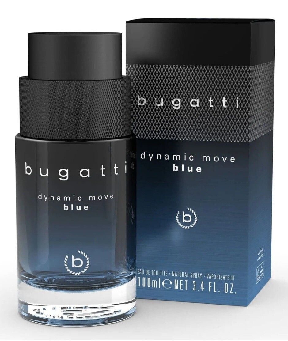 BUGATTI DYNAMIC MOVE BLUE EAU DE TOILETTE SPRAY - 100ML