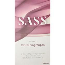 SASS FEMININ INTIMATE REFRESHING WIPES 10 - 1