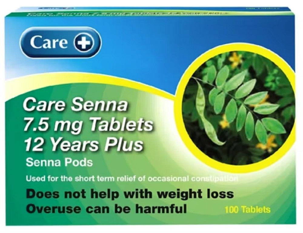 SENNA TABLETS 7.5MG 12+YEARS - 100 TABS
