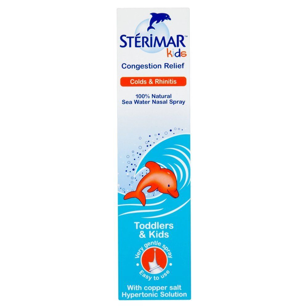STERIMAR KIDS CONGESTION RELEIF COLDS & RHINITIS NASAL SPRAY - 50ML