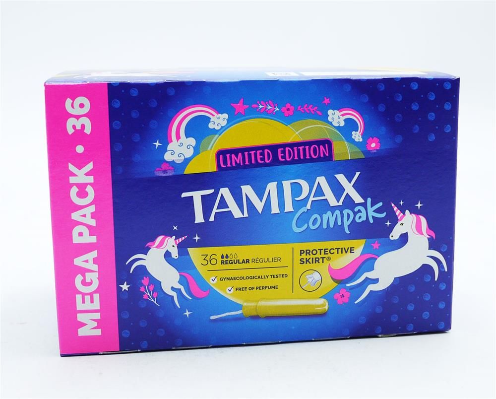TAMPAX COMPAK UNICORN REGULAR - 36
