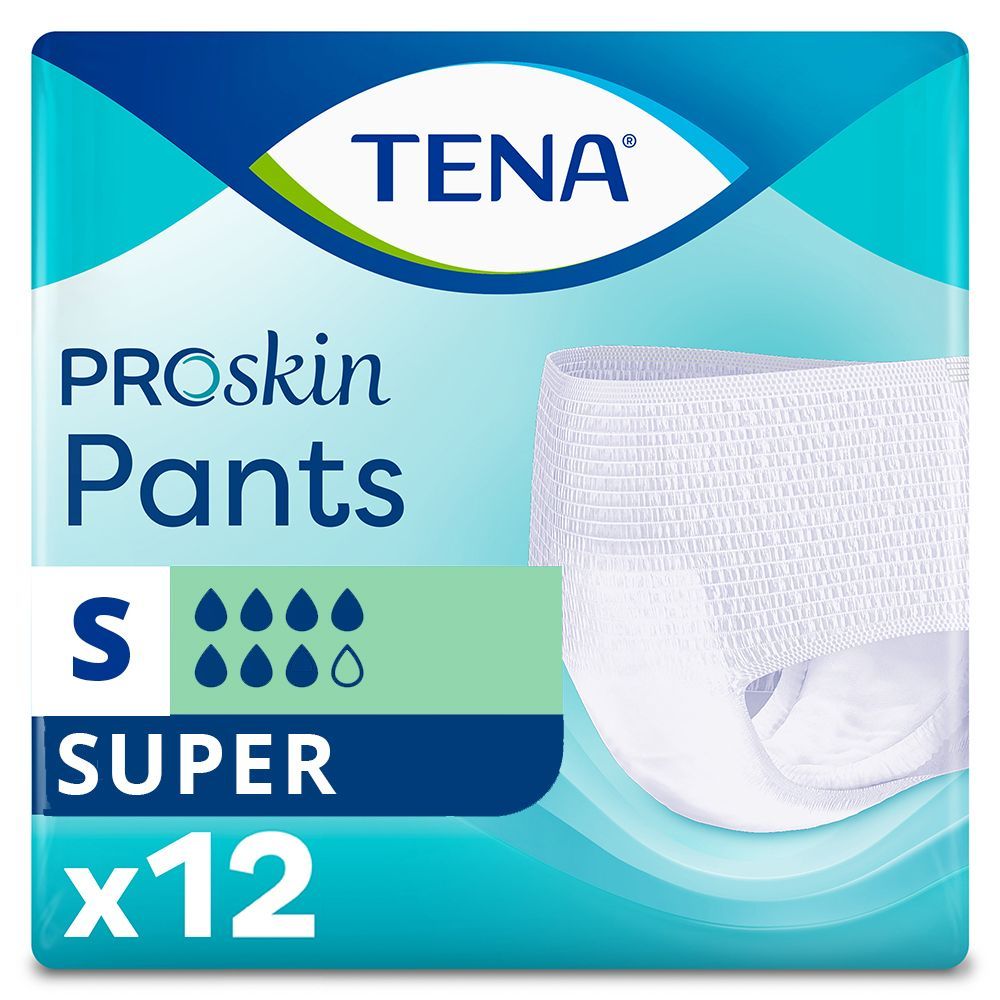 TENA PROSKIN PANTS SUPER SMALL 12 - 