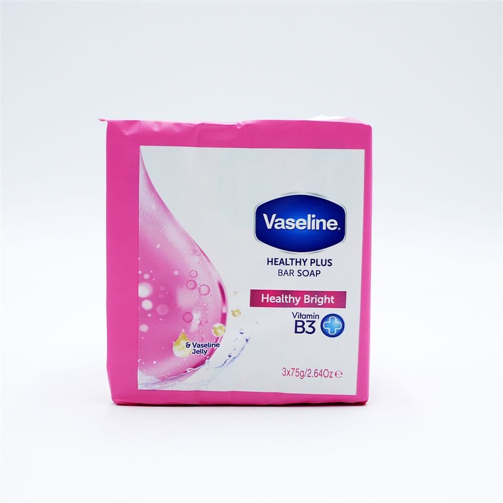 SOAP 3 PACK VASELINE SOAP HEALTHY BRIGHT (3 X75G) - 1