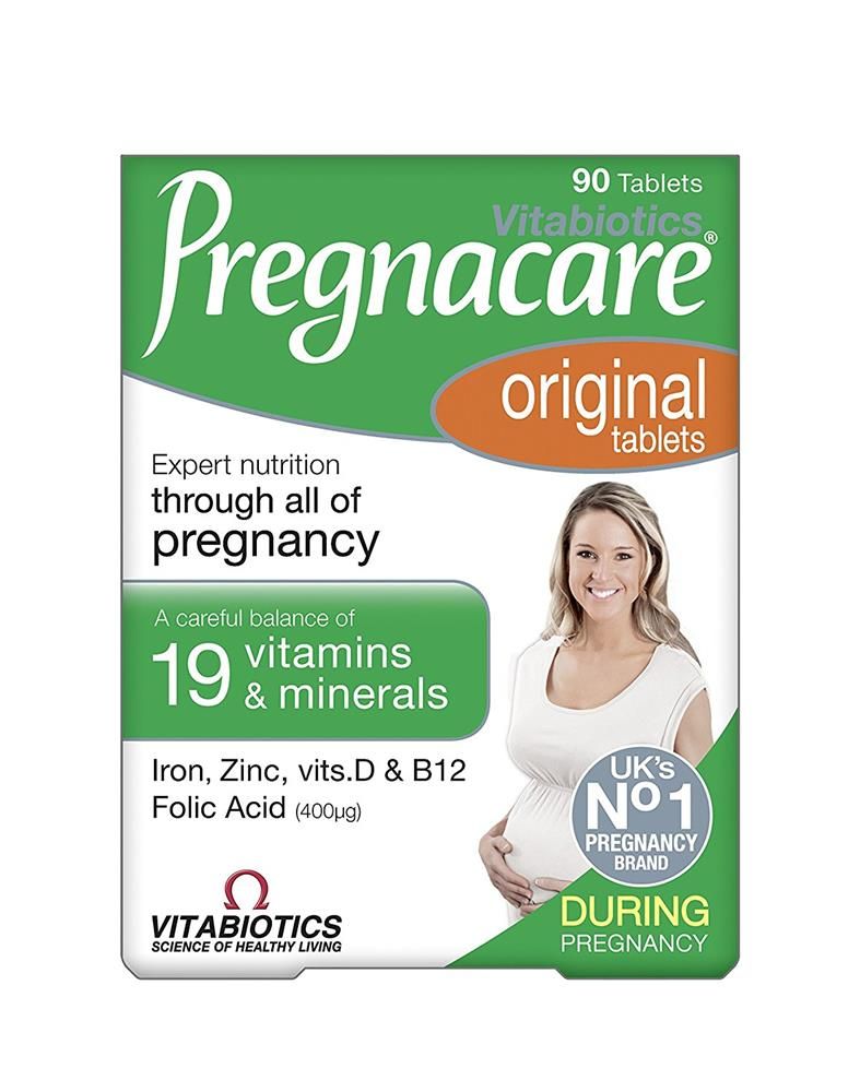 VITABIOTICS PREGNACARE TABS -PREGNANCY VITAMINS & MINERALS - 90 TABS