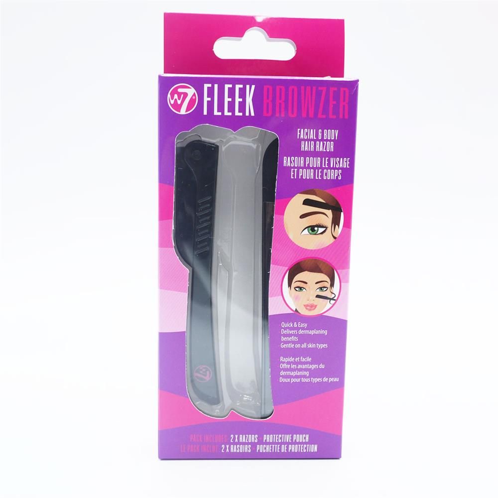 W7 FLEEK BROWZER FACIAL & BODY HAIR RAZOR - 1
