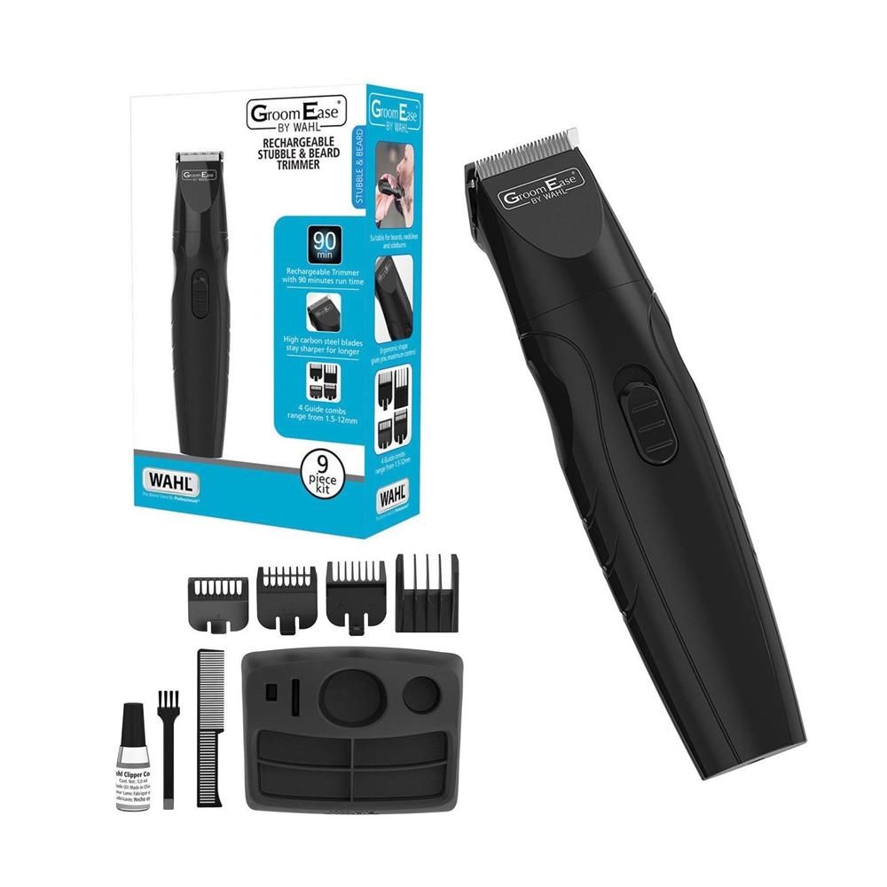 WAHL GROOM EASE BATTERY STUBBLE AND BEARD TRIMMER - 1
