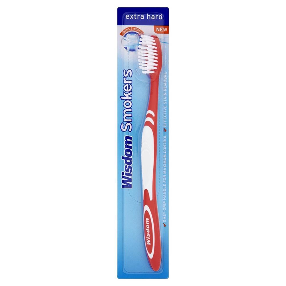 WISDOM SMOKERS TOOTHBRUSH - EXTRA HARD [PREVIOUSLY ADDIS] - 1 PC