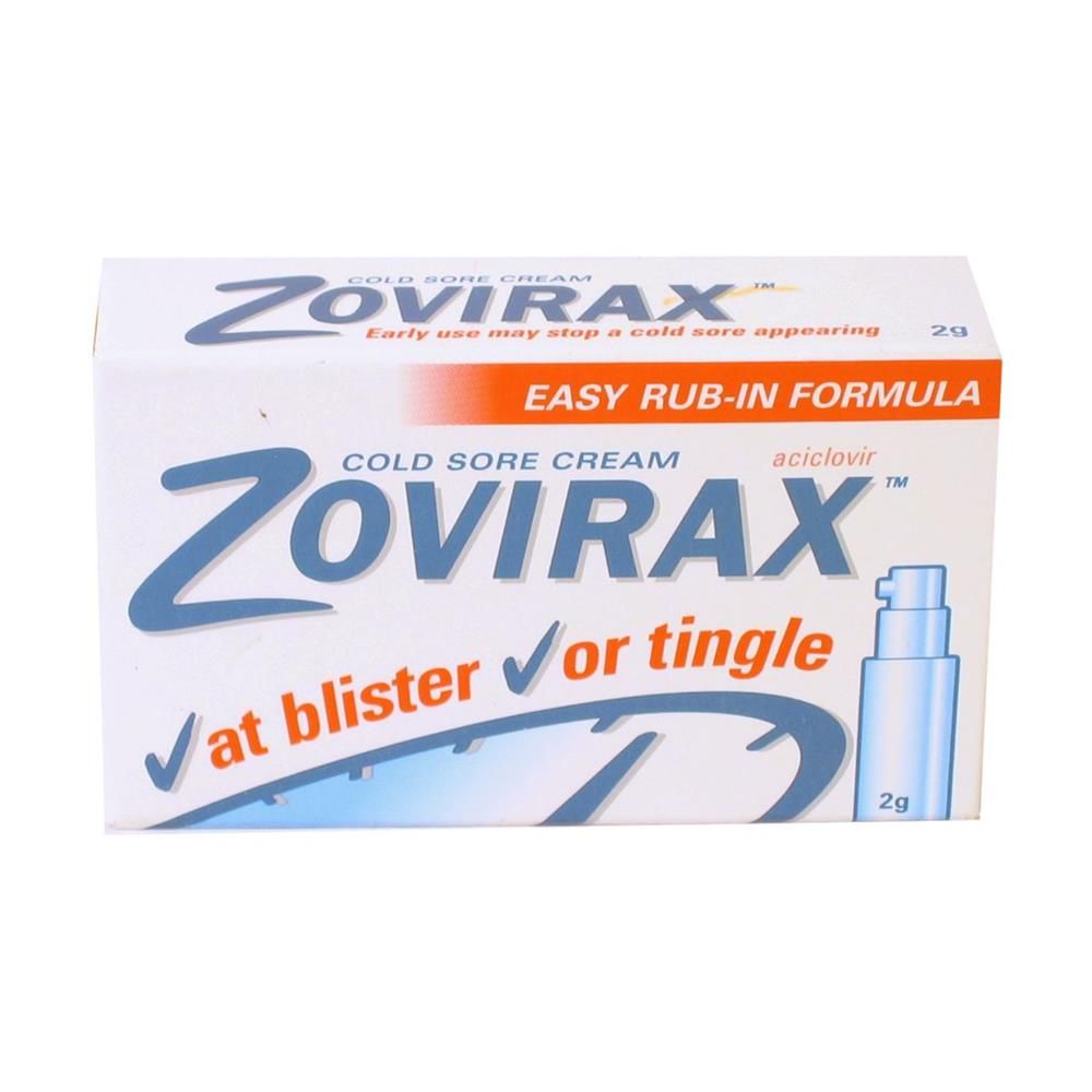 ZOVIRAX CREAM PUMP COLD SORE TREATMENT- PUMP -ACICLOVIR - 2 G